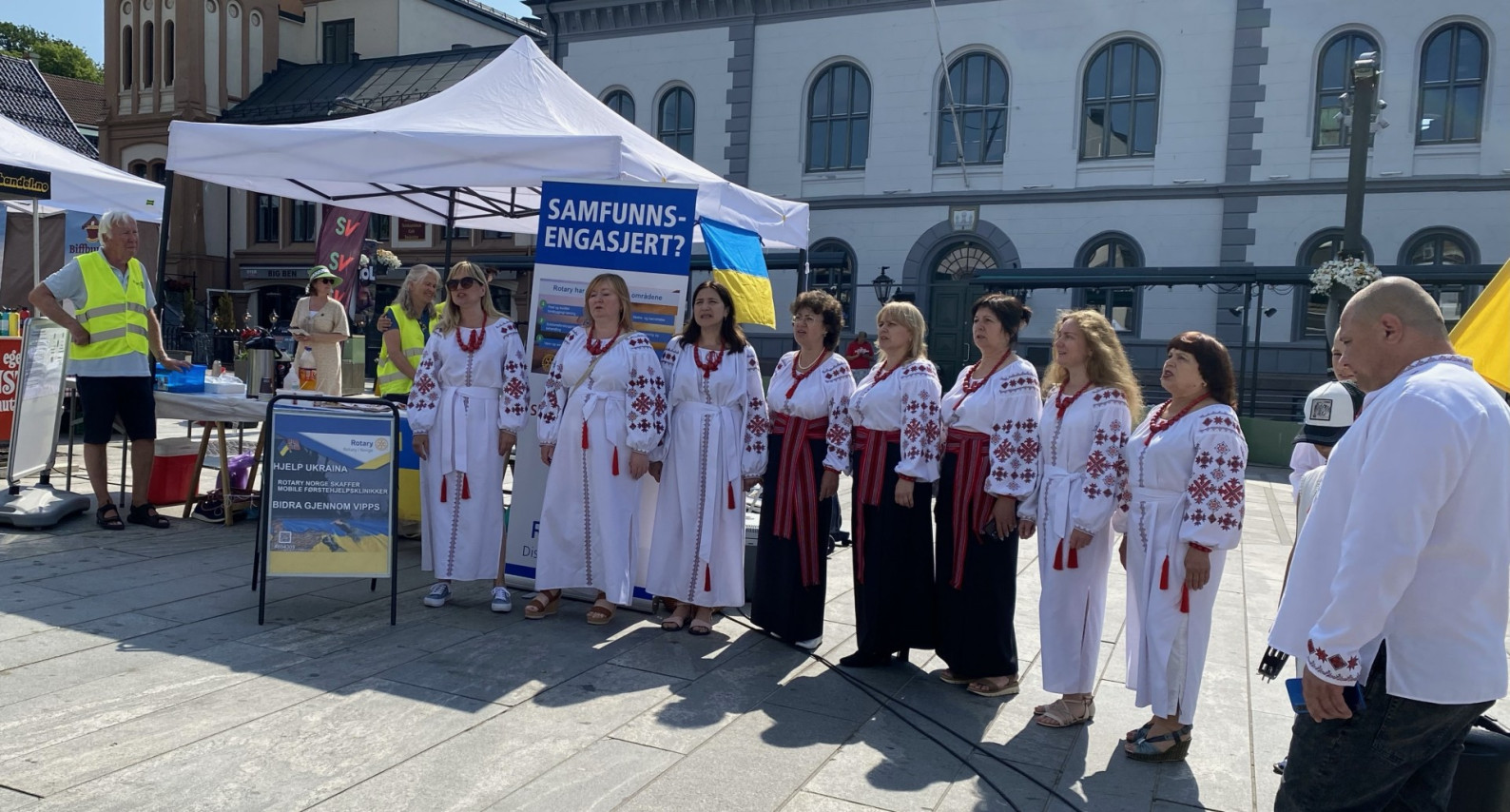 Stand på torget i Tønsberg