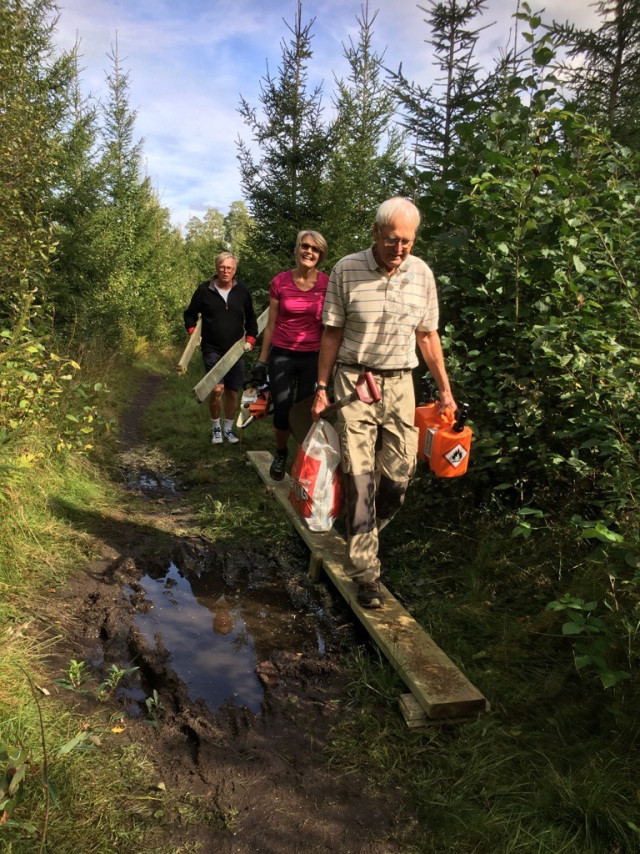 Dugnad på Rakkåssteien 2020